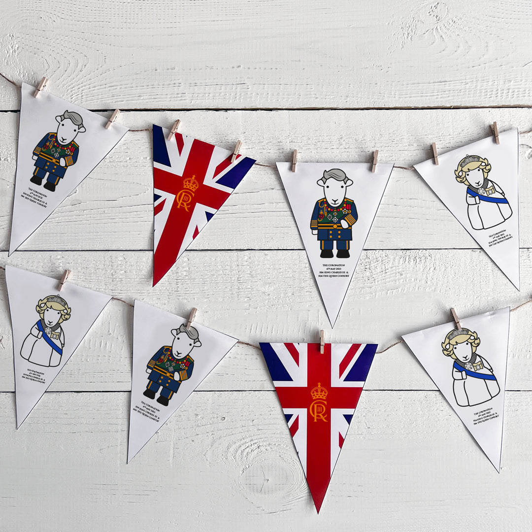 Coronation Bunting Colour Freebie Download