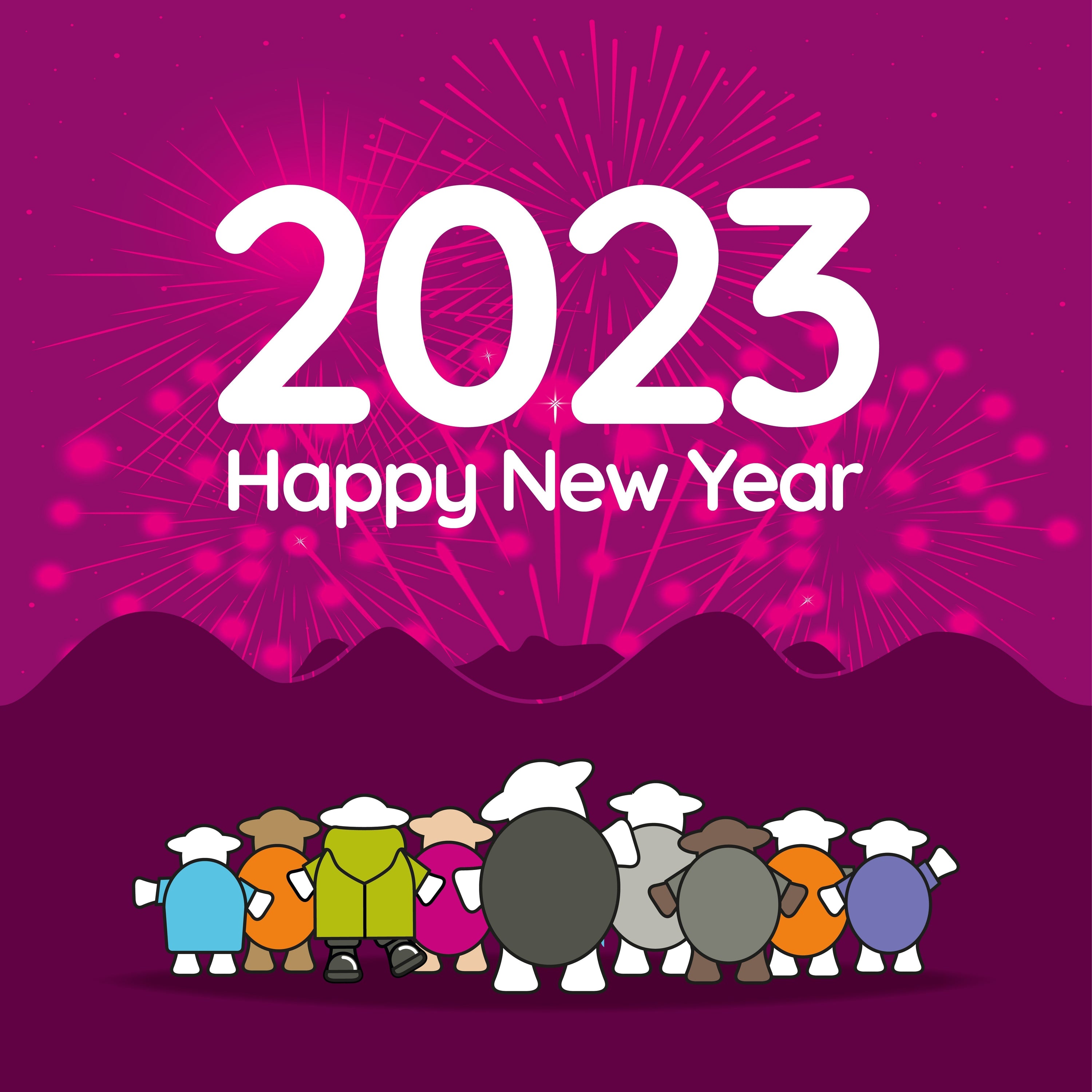 Herdy Happy New Year 2023