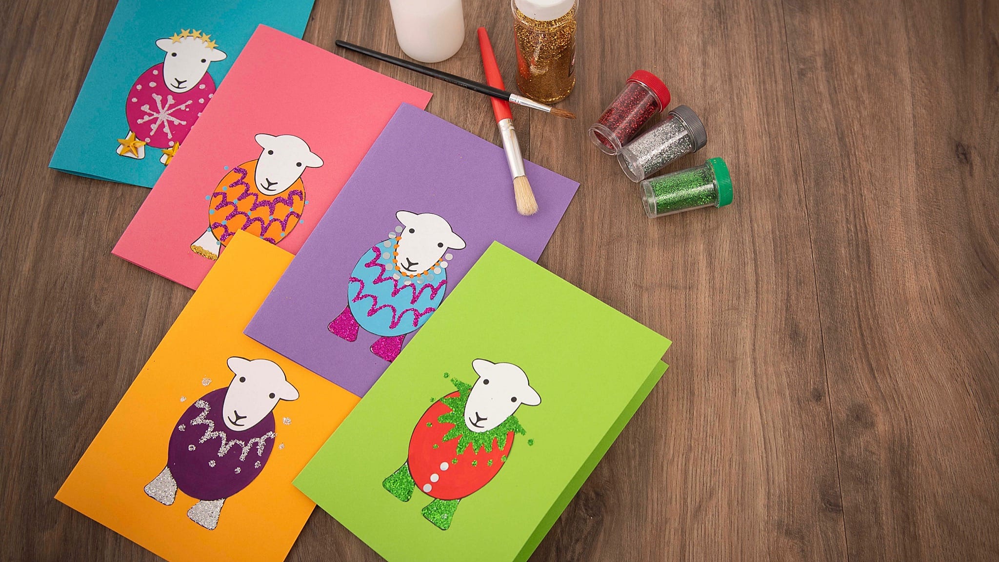 herdy christmas jumper cards