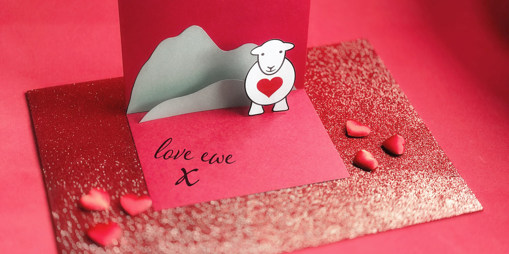 How to make a Love Ewe Herdy Valentine's Card