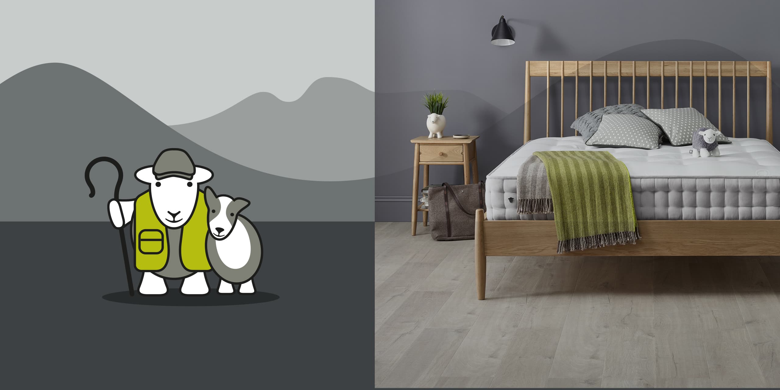 The new Herdysleep mattress: now foam free, glue free, and 100% recyclable. Good for ewe, the farmer, and the environment