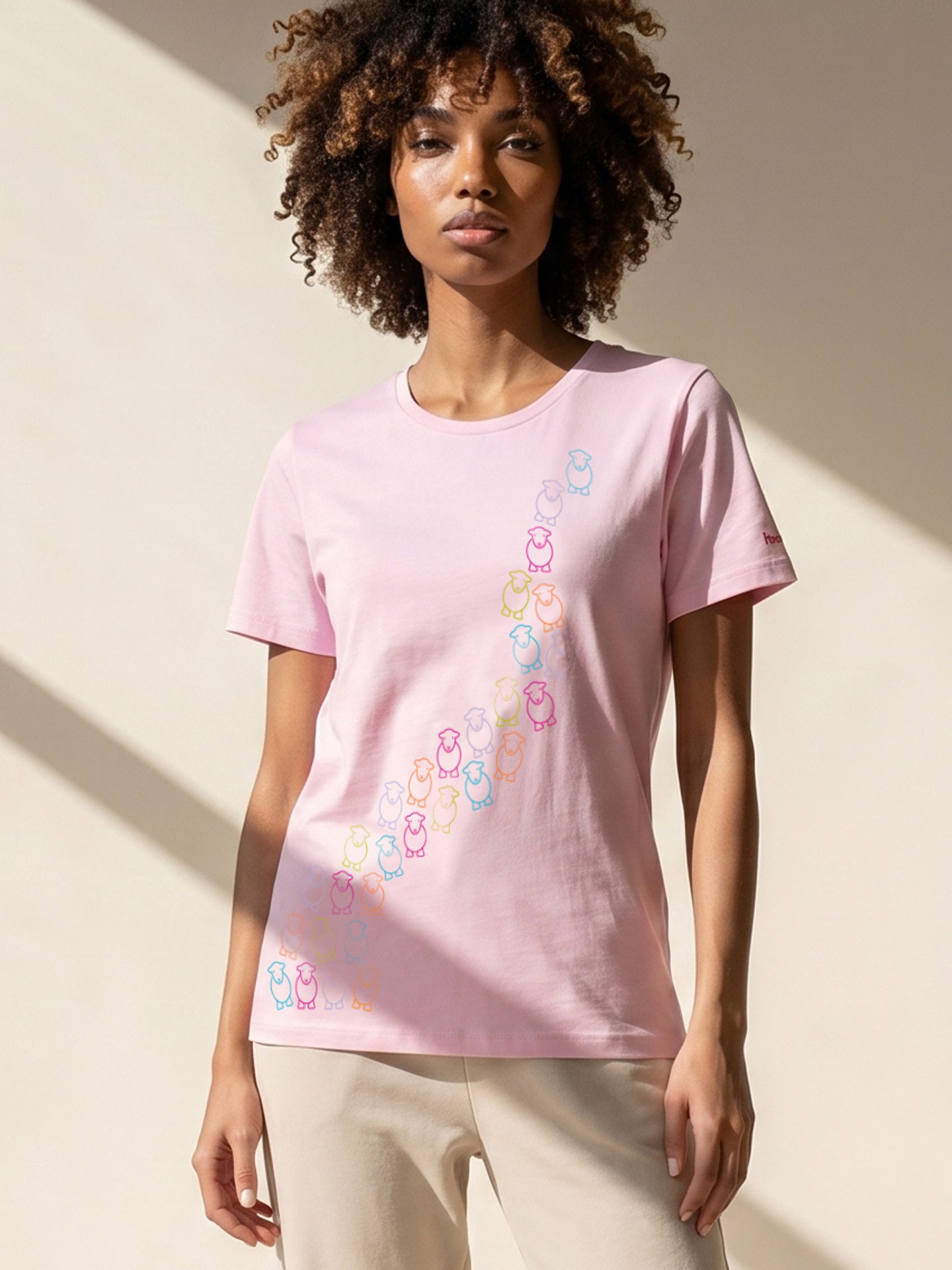 Gather T-shirt Pink