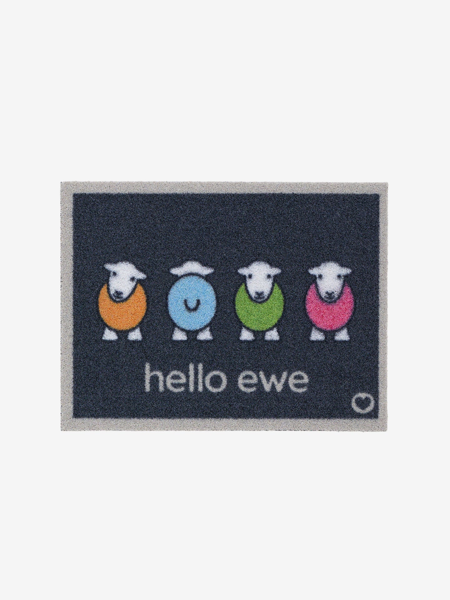 Hello Ewe Outdoor Hug Rug
