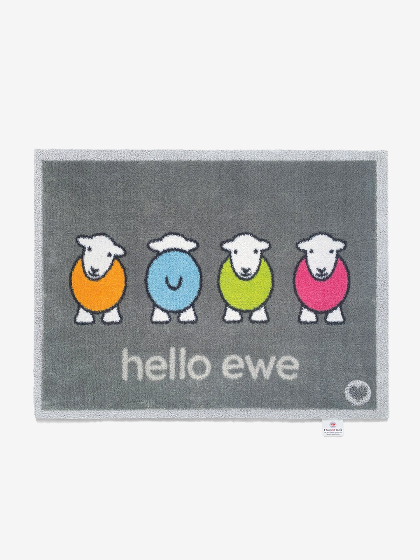 Hello Ewe Herdy Hug Rug