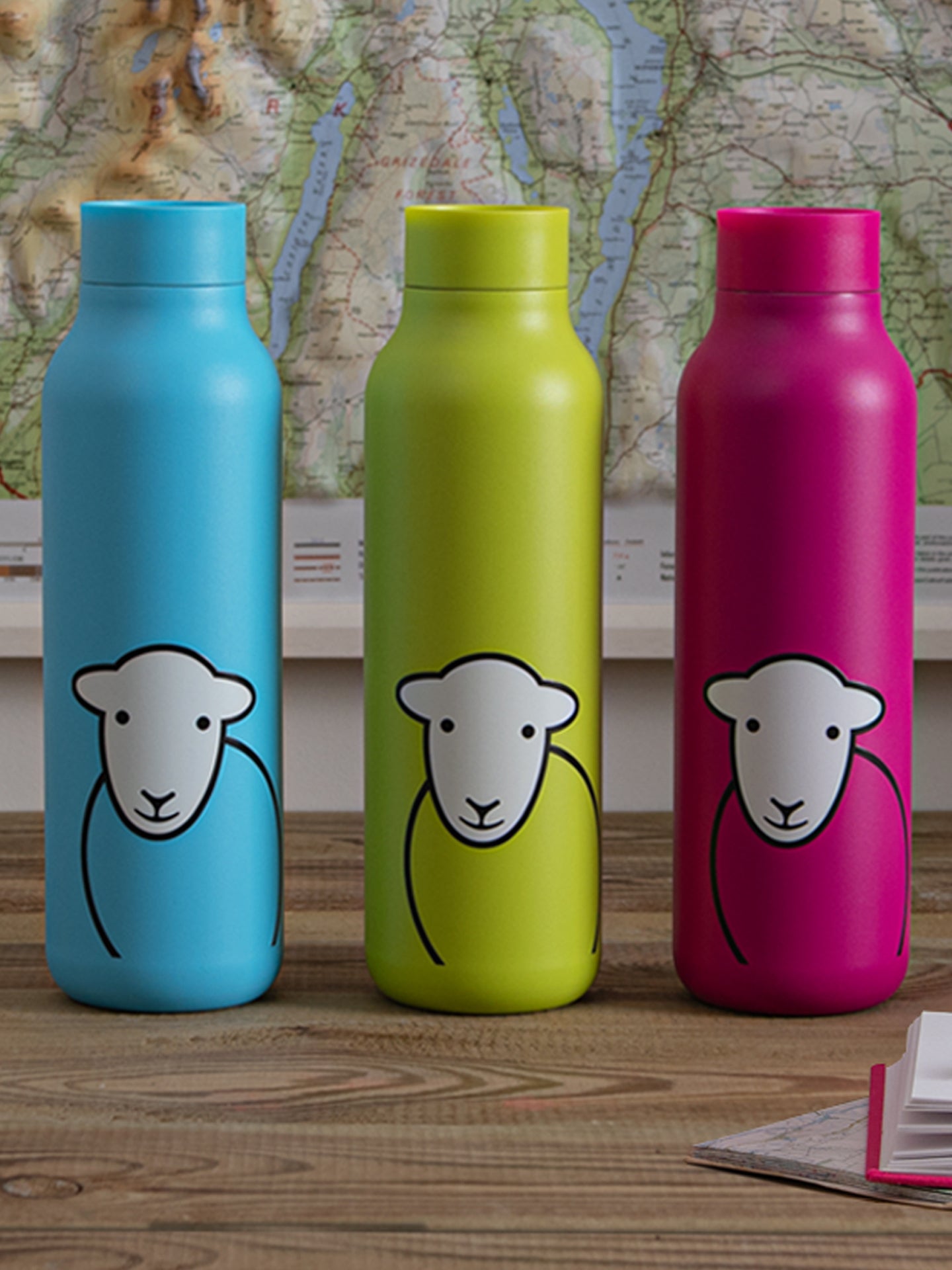 Hello Travel Flask - Blue