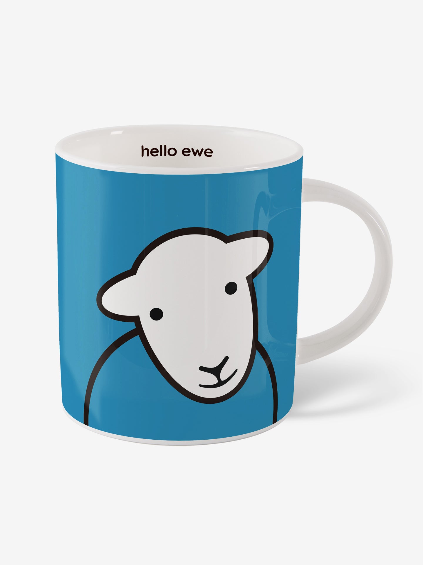 Hello Ewe Mug - Blue