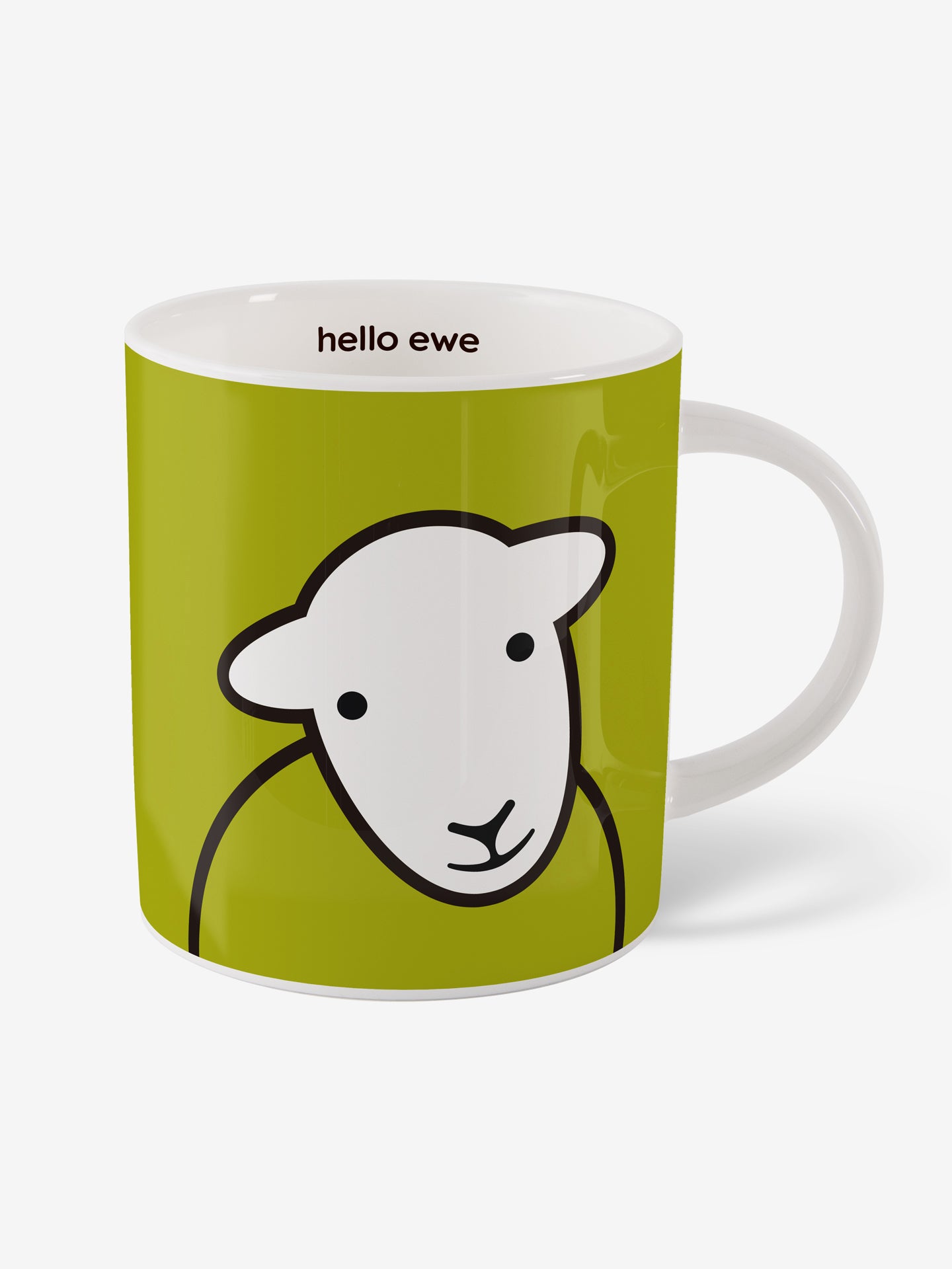 Hello Ewe Mug - Green