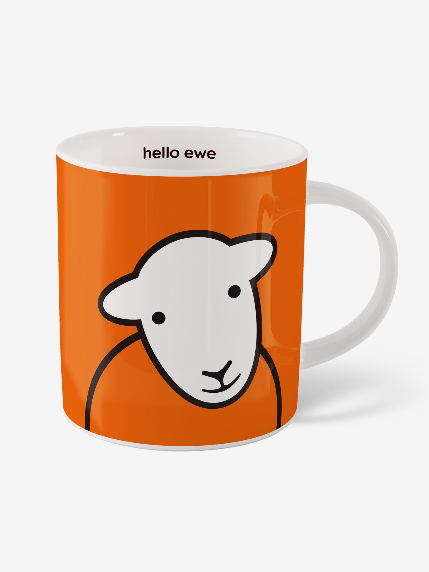 Hello Ewe Mug - Orange