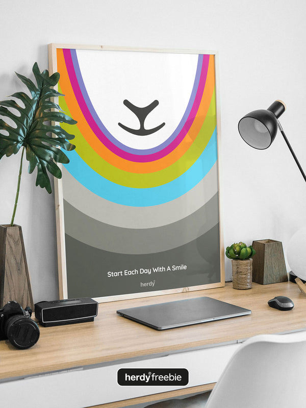 Herdy® Freebie Smiles Poster - Digital Download