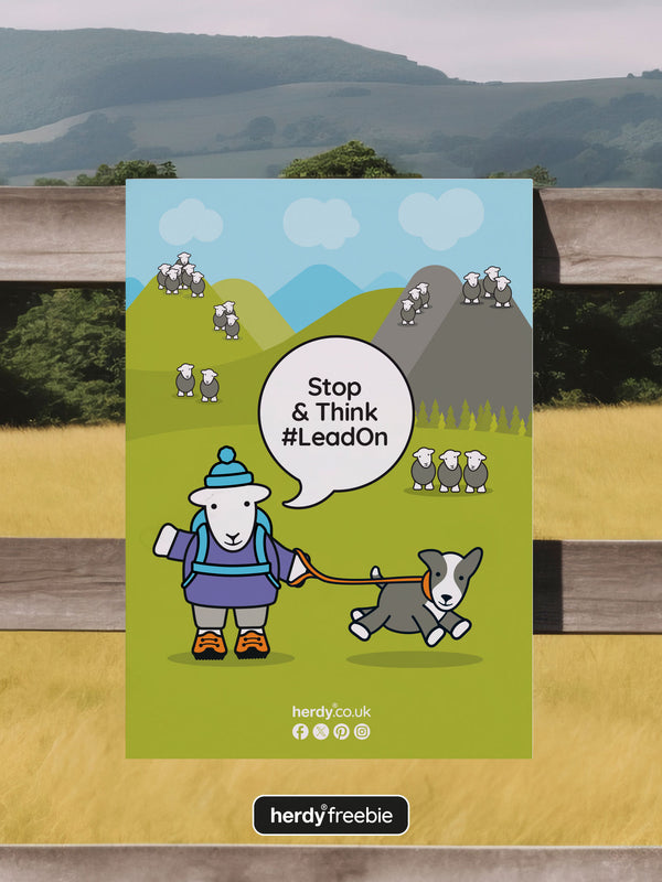 Herdy® Freebie Lead On Poster - Digital Download