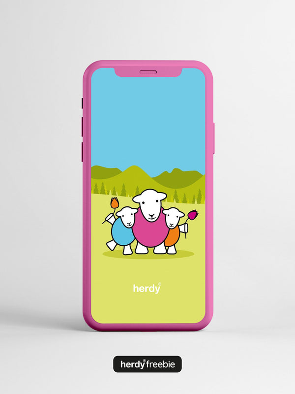 Herdy® Freebie Mother's Day Wallpaper - Digital Download