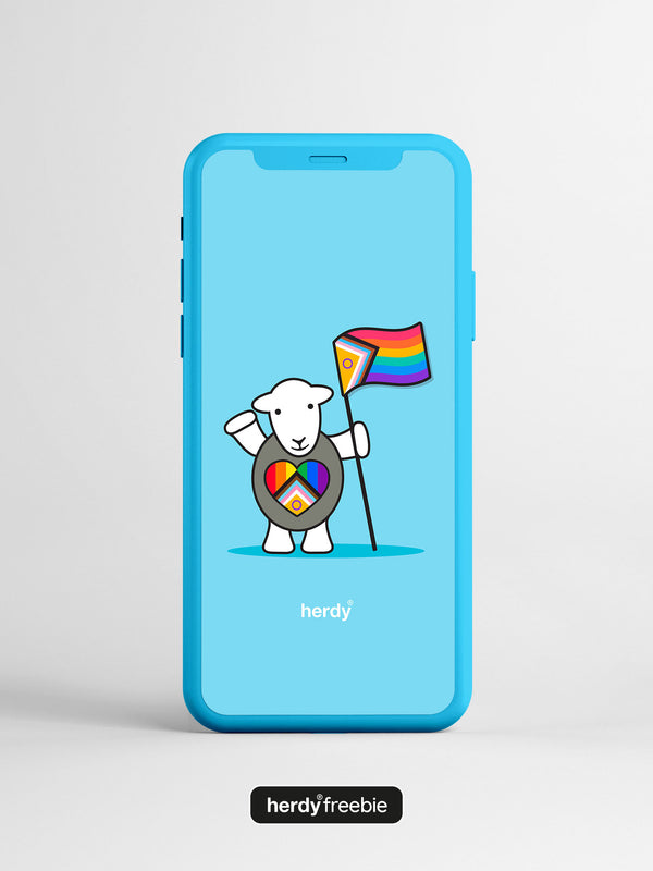 Herdy® Freebie Pride Wallpaper - Digital Download