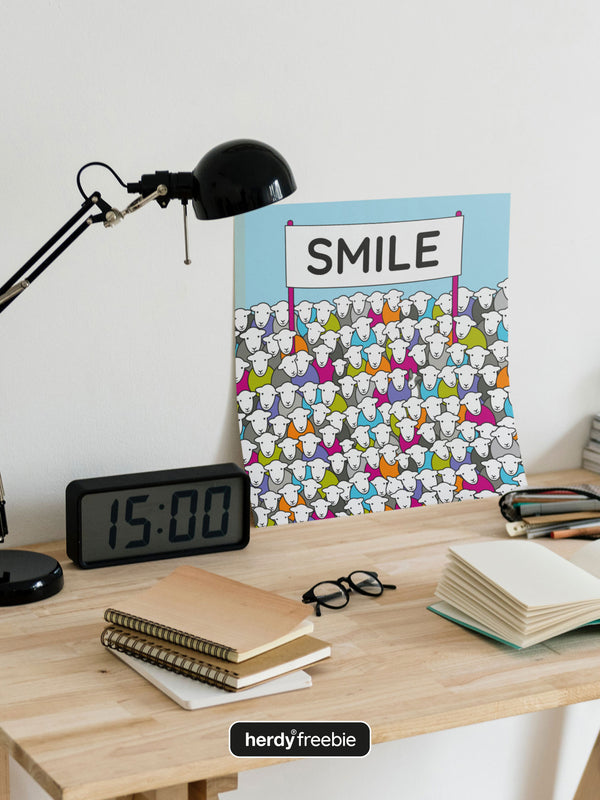 Herdy® Smile Poster - Digital Download