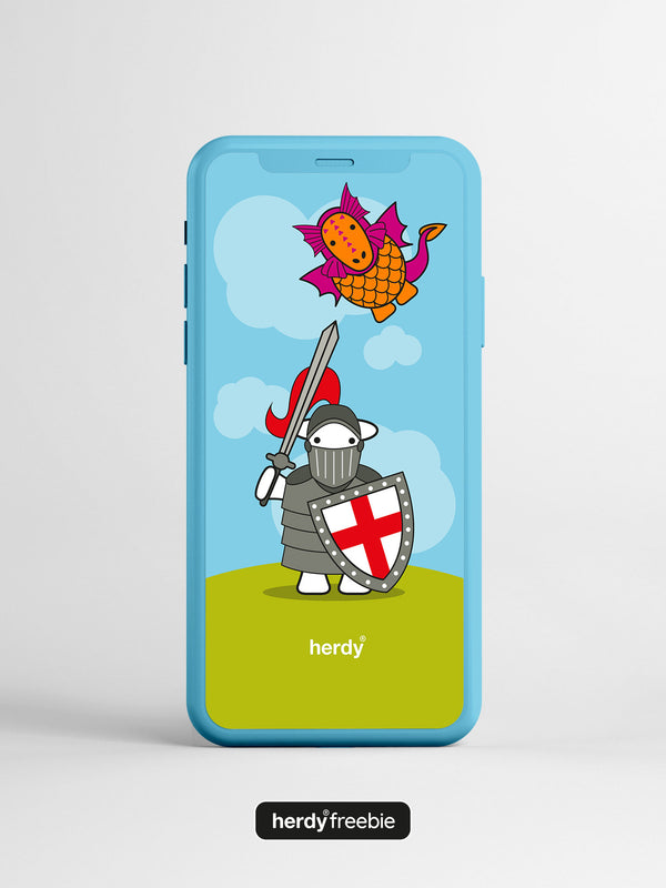 Herdy® Freebie St.George's Wallpaper - Digital Download