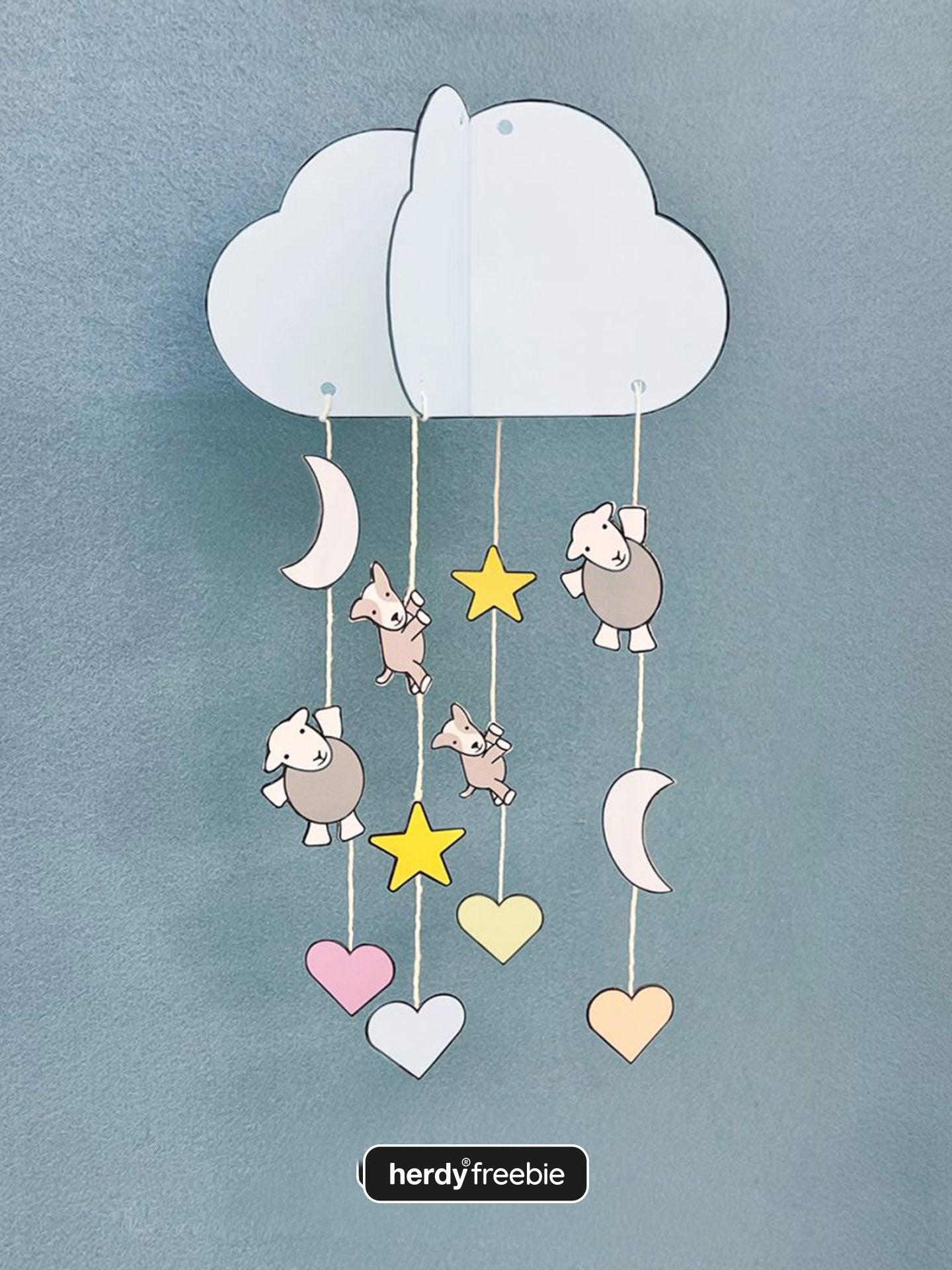 Herdy® Freebie Baby Mobile - Digital Download