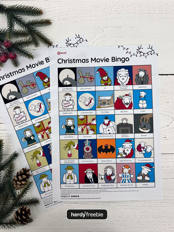 Herdy® Freebie Movie Bingo - Digital Download