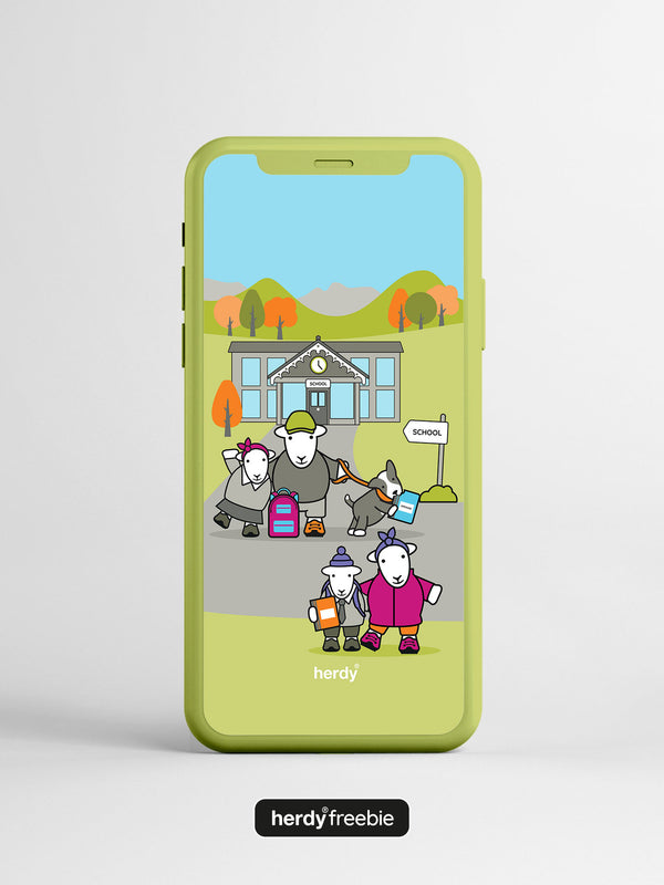 Herdy® Freebie Back to School Wallpaper - Digital Download