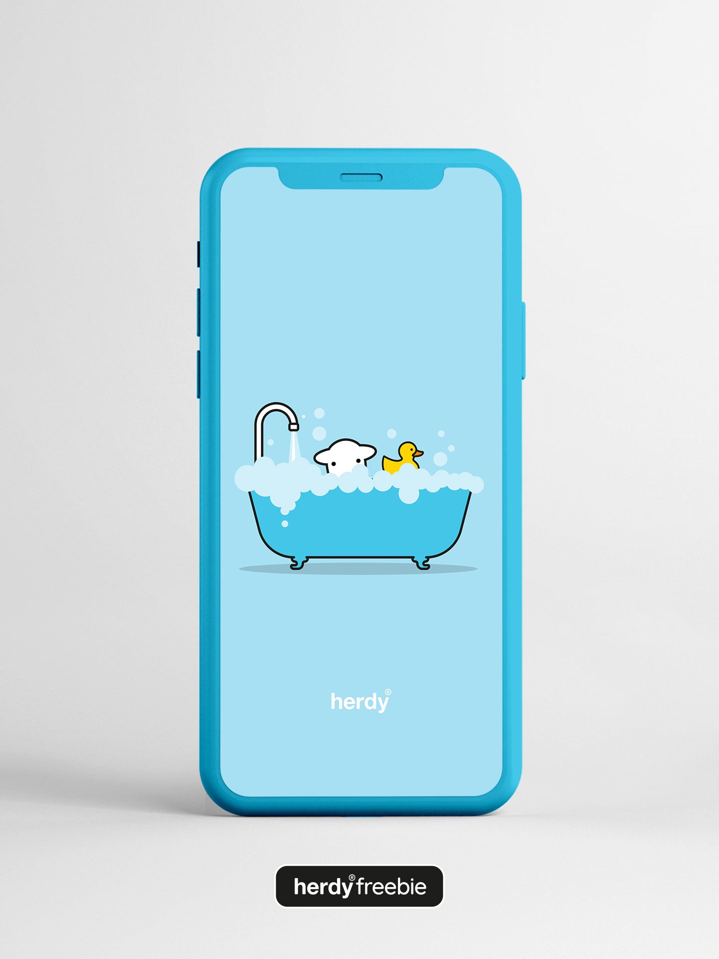 Herdy® Freebie Bathtub Wallpaper - Digital Download