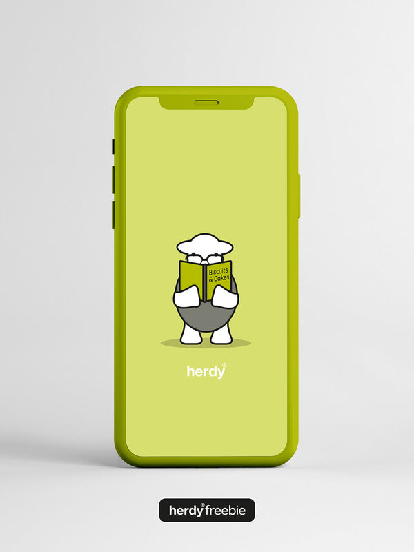Herdy® Freebie Bookworm Wallpaper - Digital Download