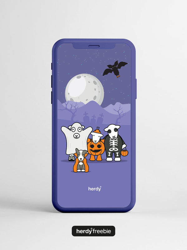 Herdy® Freebie Halloween Wallpaper - Digital Download