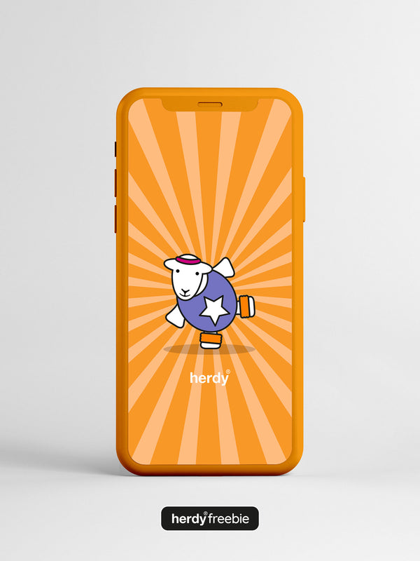 Herdy® Freebie Keep Fit Wallpaper - Digital Download