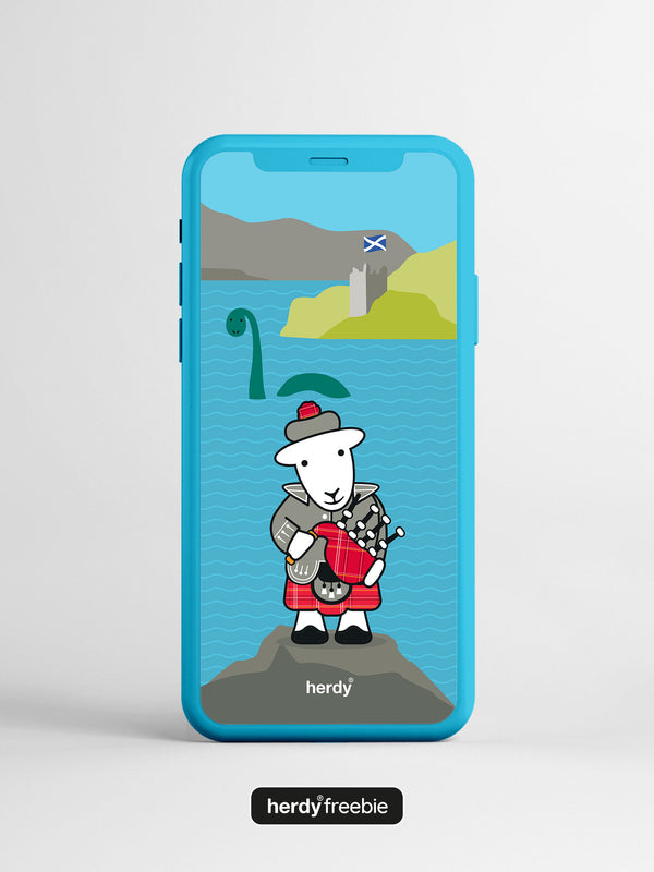 Herdy® Freebie McHerdy Wallpaper - Digital Download