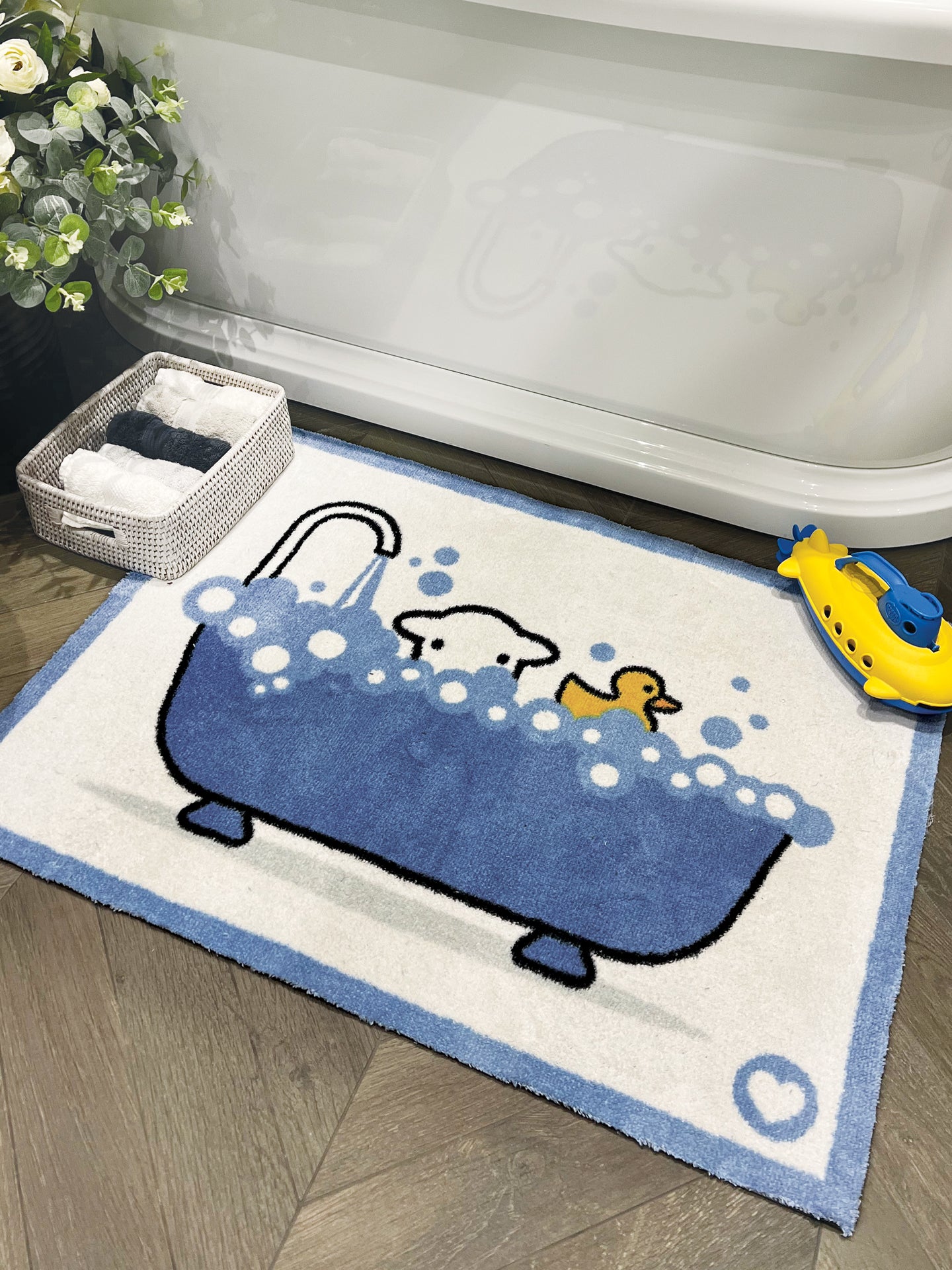 Bathtime Herdy Hug Rug - Small