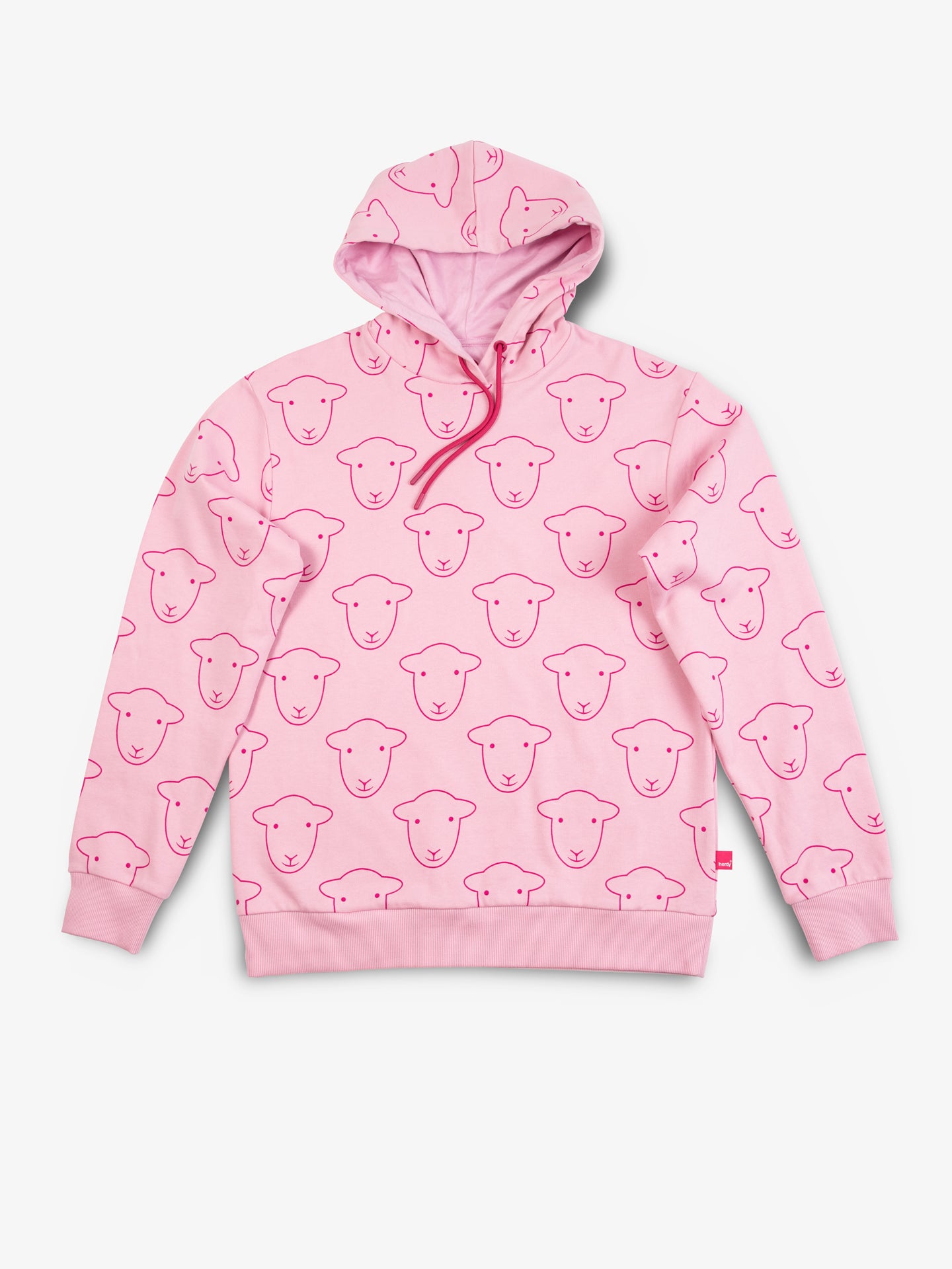 AOP Hoodie Pink – The Herdy Company Ltd