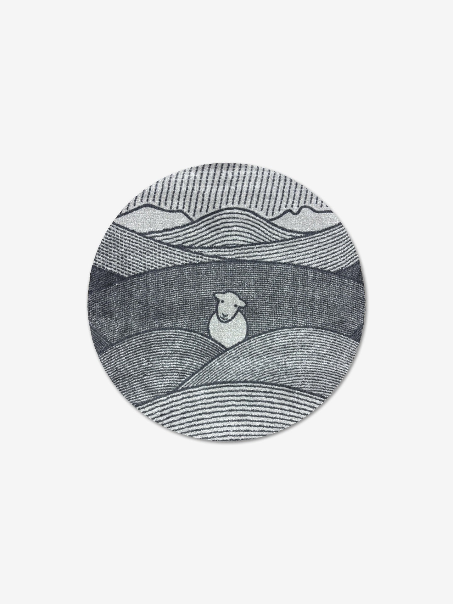 Line Herdy Rug - Circular