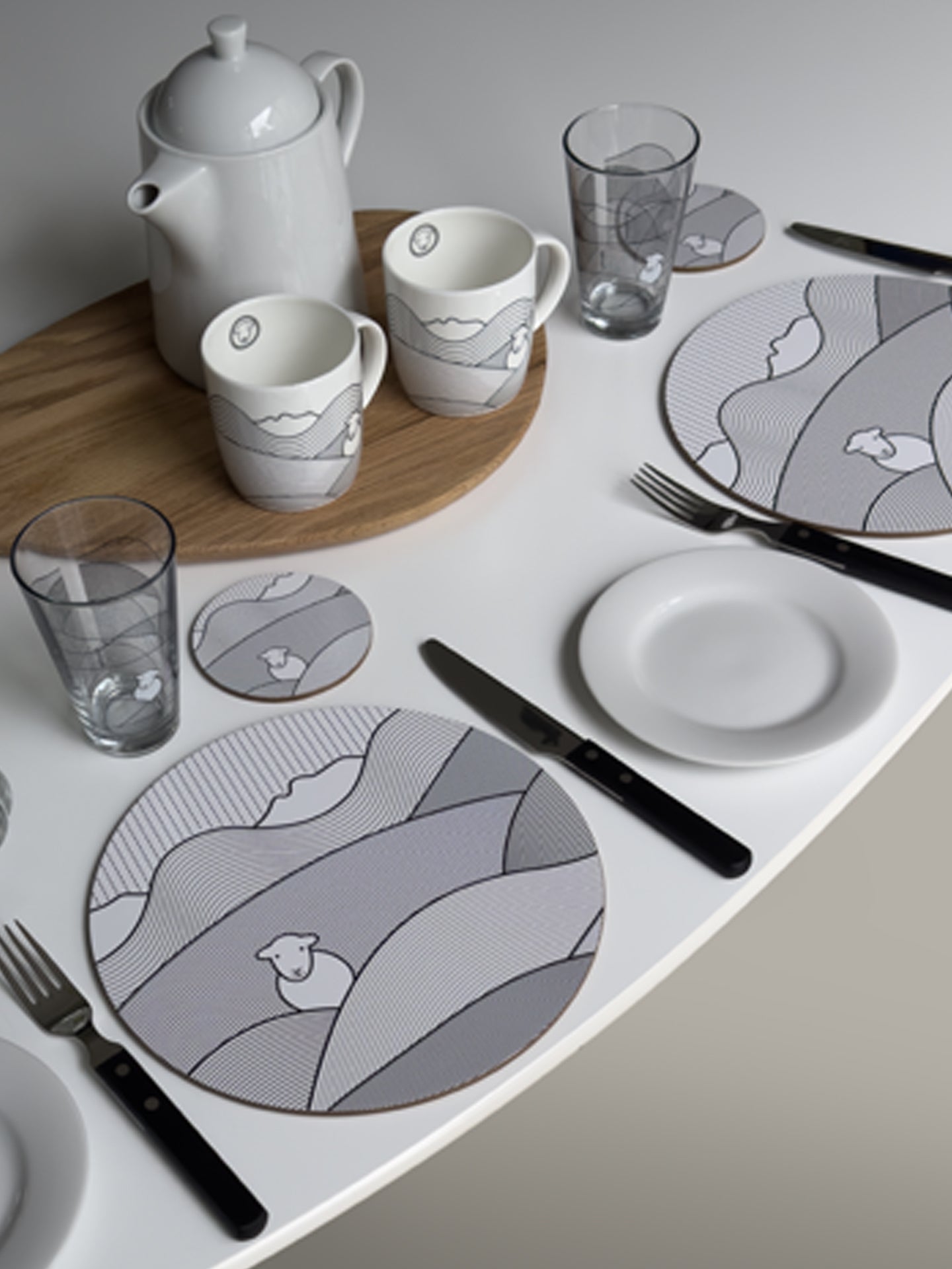 Line Tablemat - Set of 4