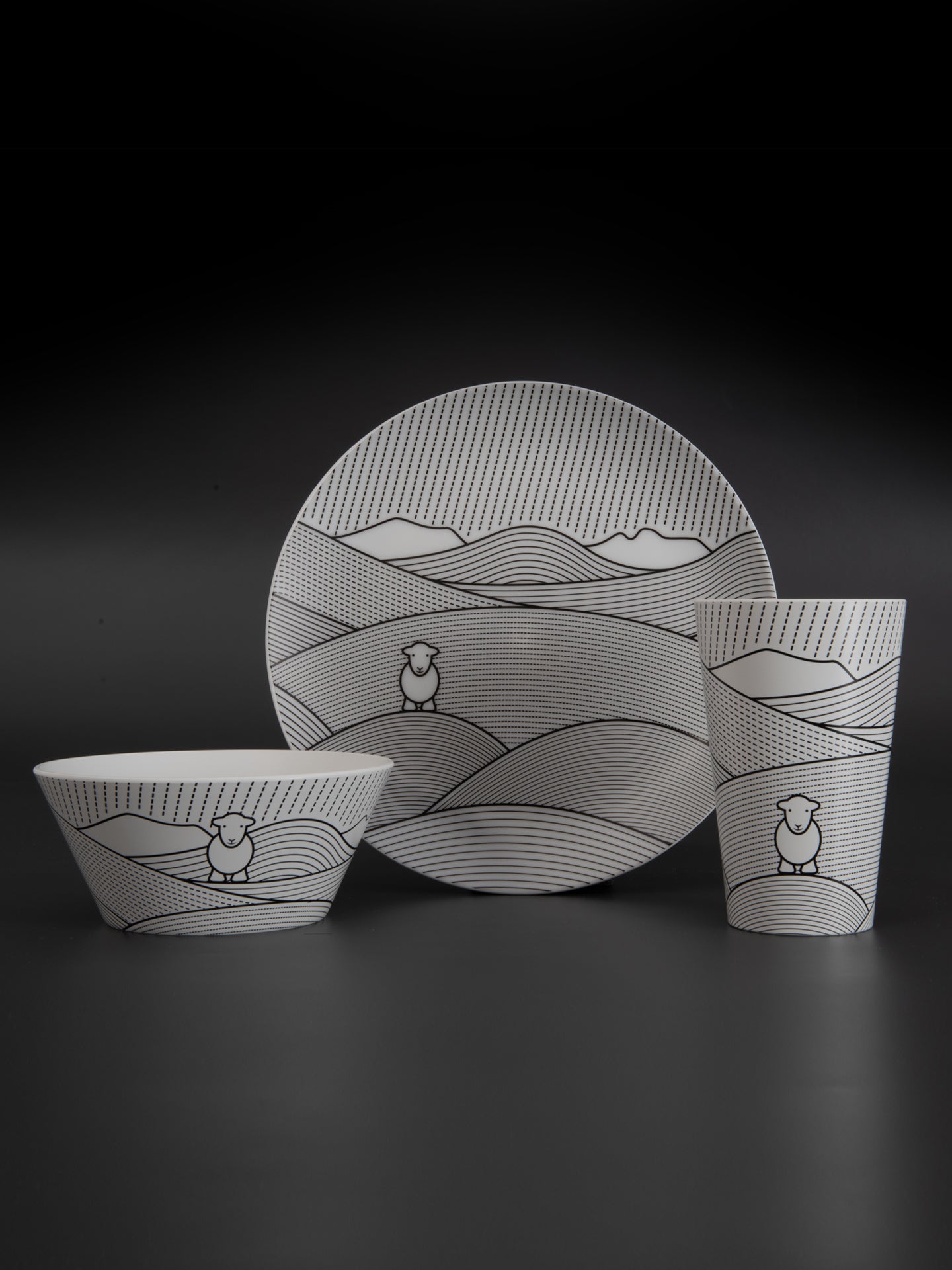 Line Picnic Plate Set