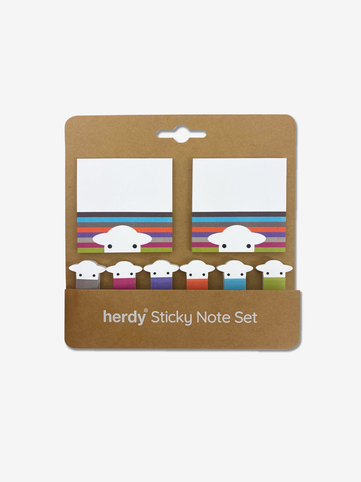 Peep Stripe Sticky Note Set