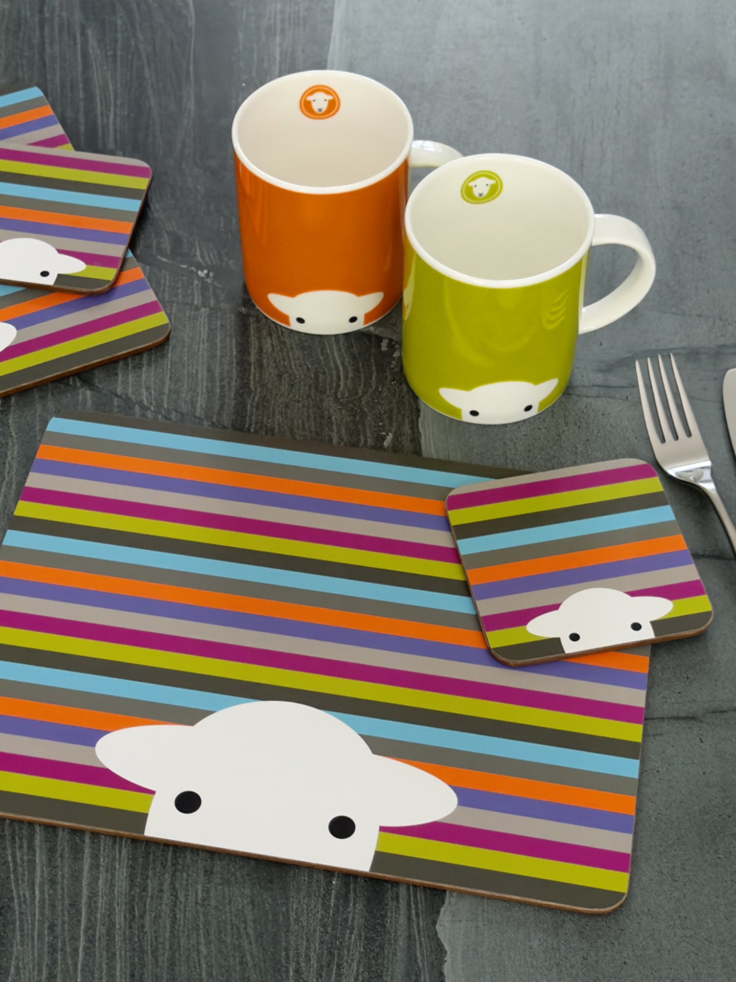 Peep Stripe Tablemat - Set of 4