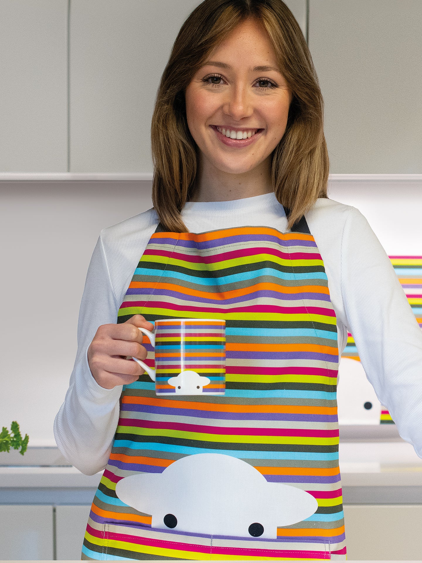 Peep Stripe Apron