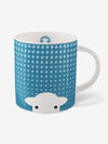 Peep in the Rain Mug - Blue