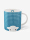 Peep in the Rain Mug - Blue