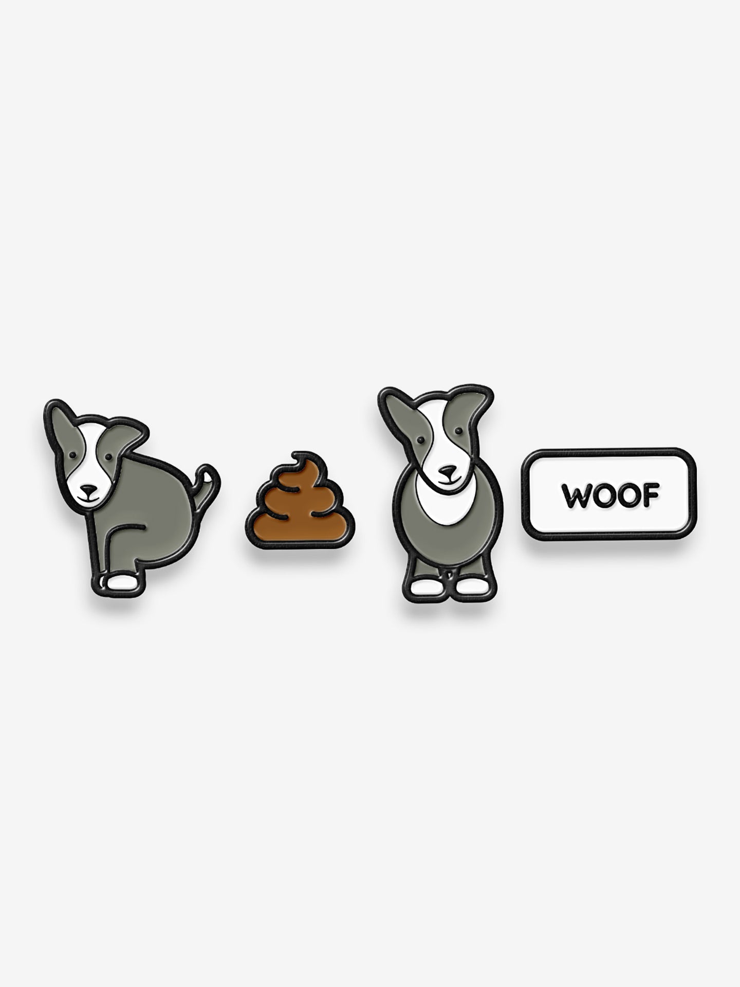 Sheppy Pin badge Set