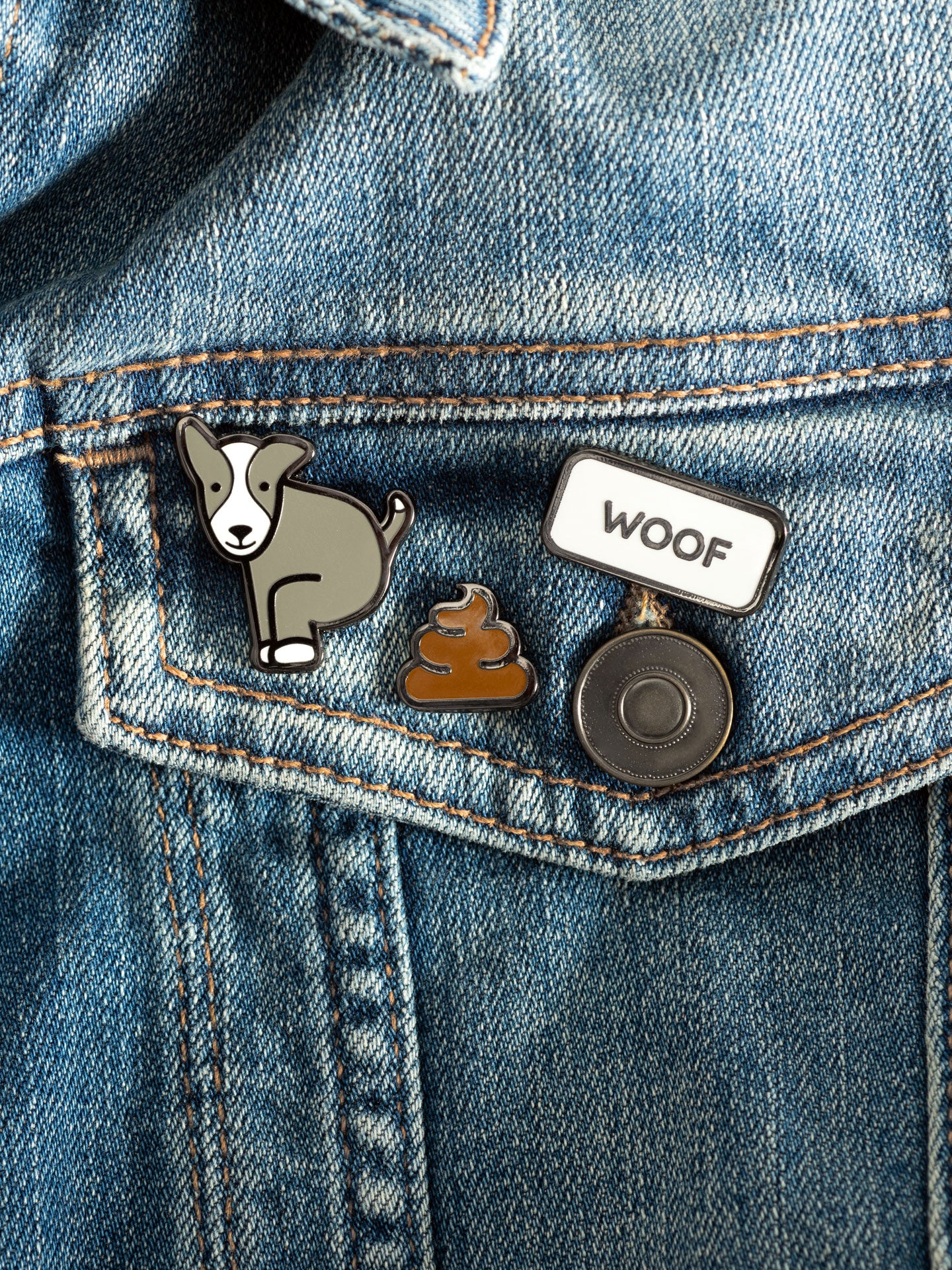 Sheppy Pin badge Set