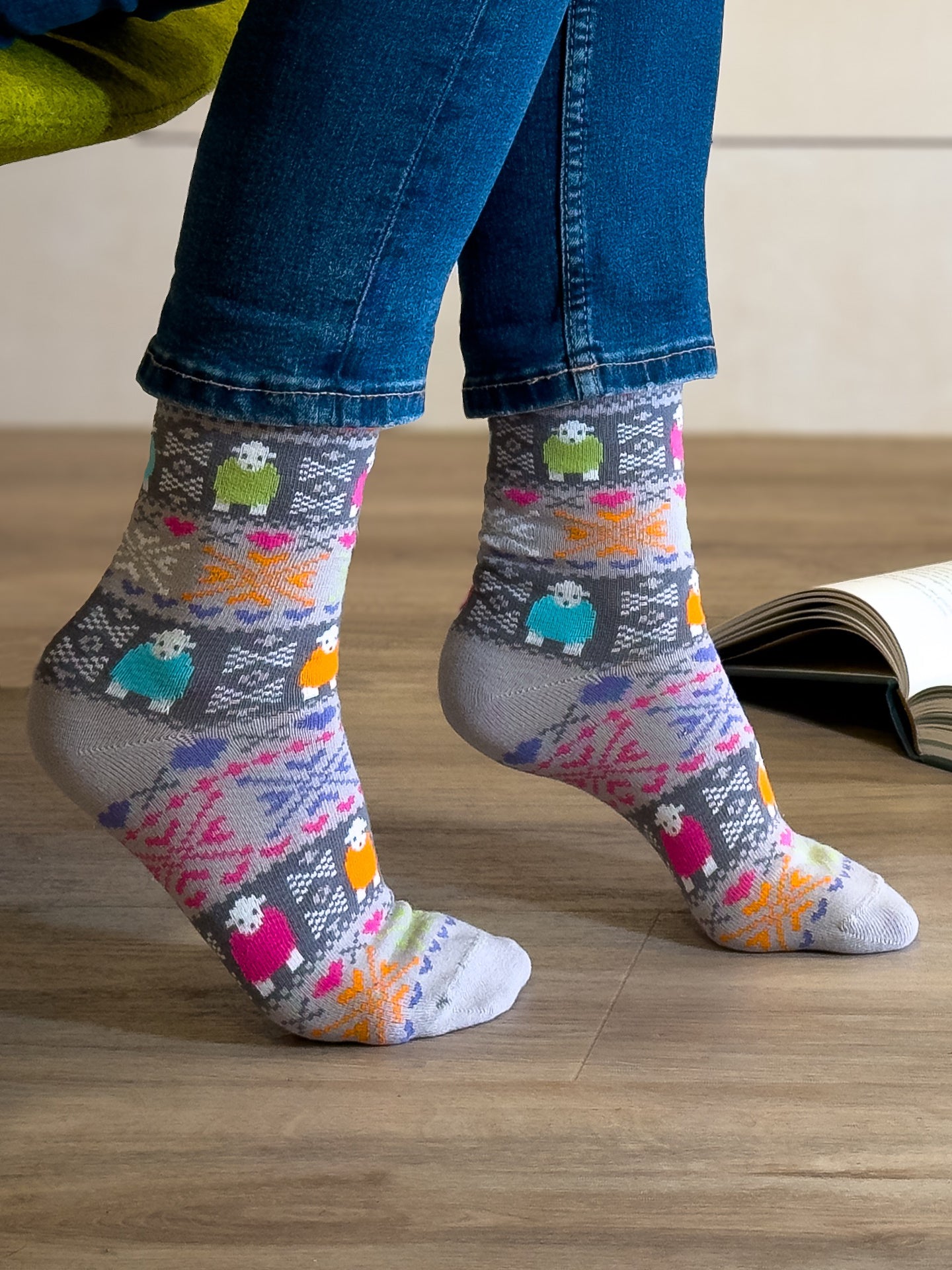 Herdy Fair Isle Socks