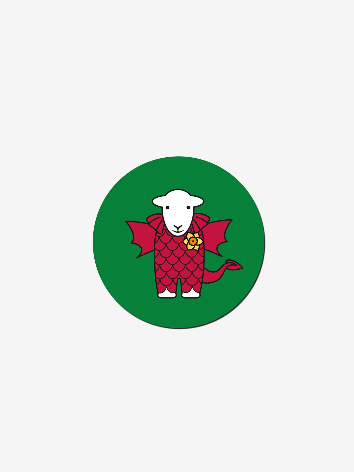 Welsh Herdy PVC Coaster