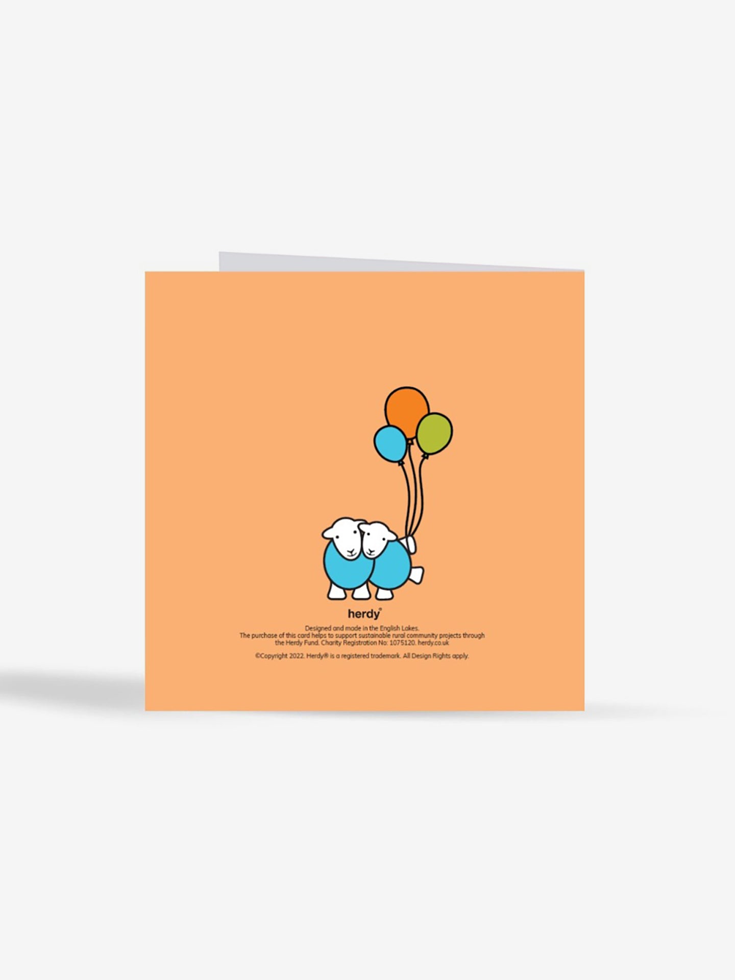 Birthday Card - Orange