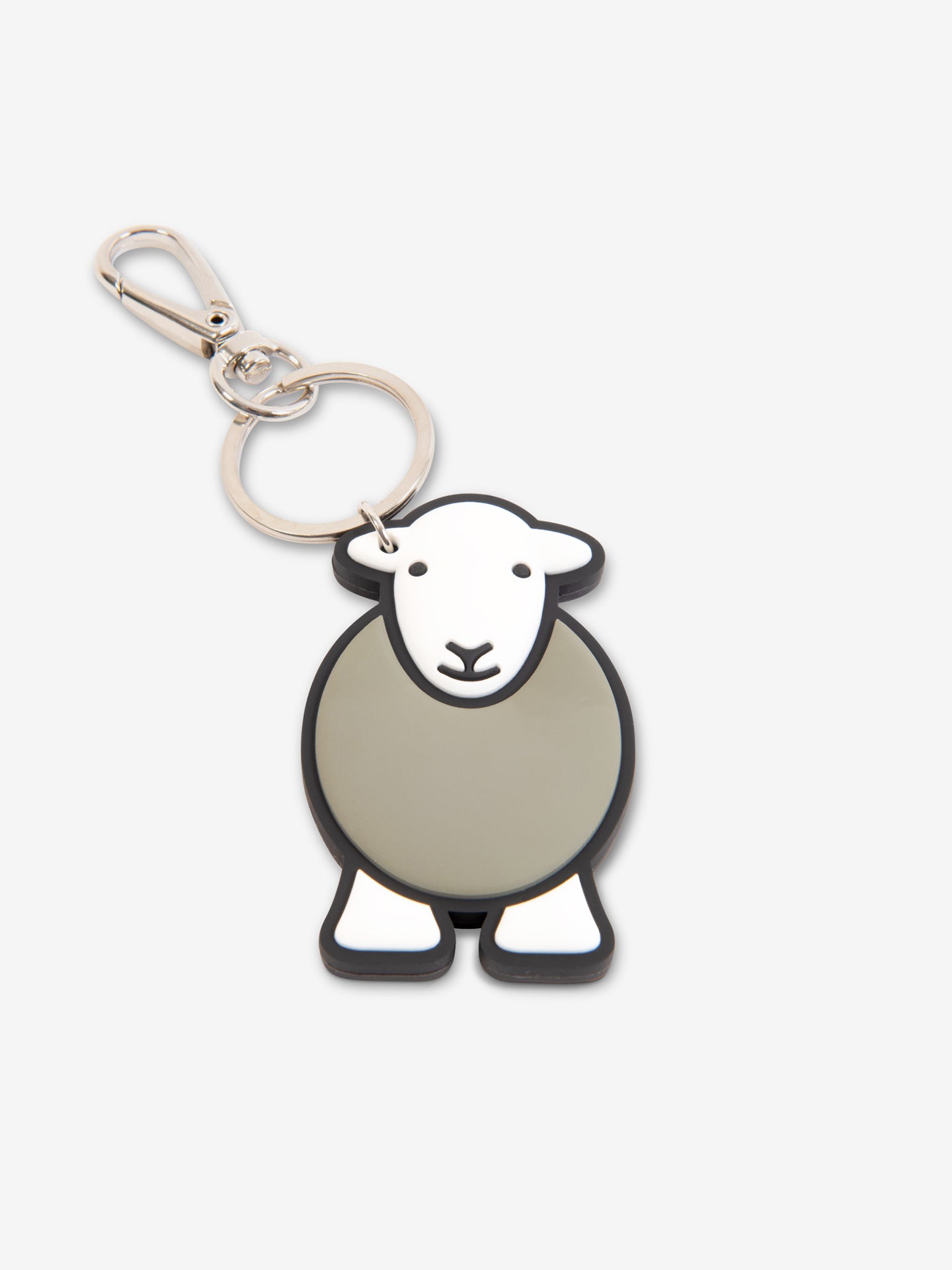 Chunky Yan Keyring Grey