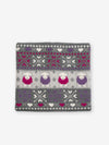 Fair Isle Neck Warmer - Dark Grey