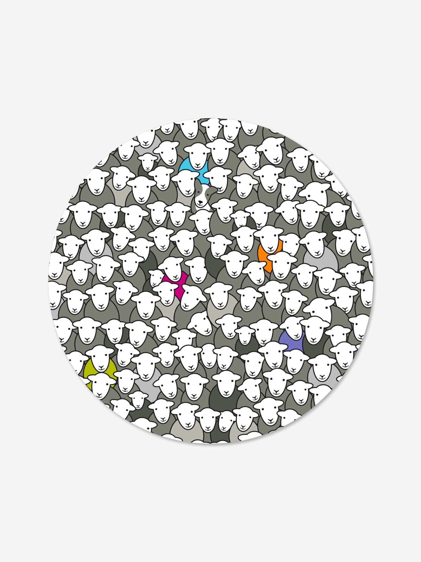 Flock Tablemat - Set of 4