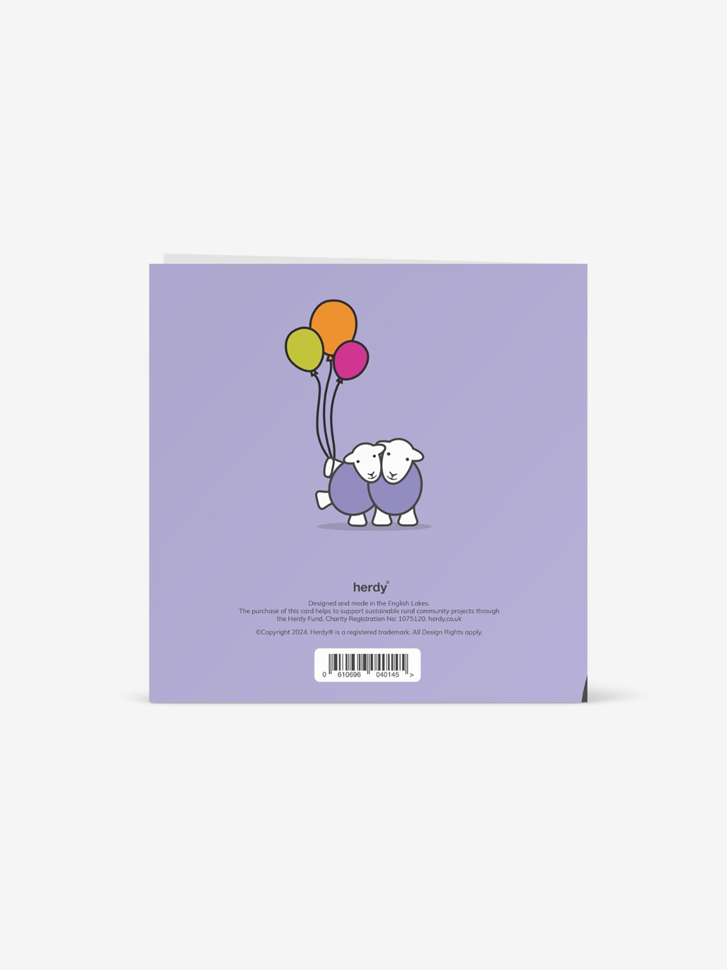 Birthday Card - Purple