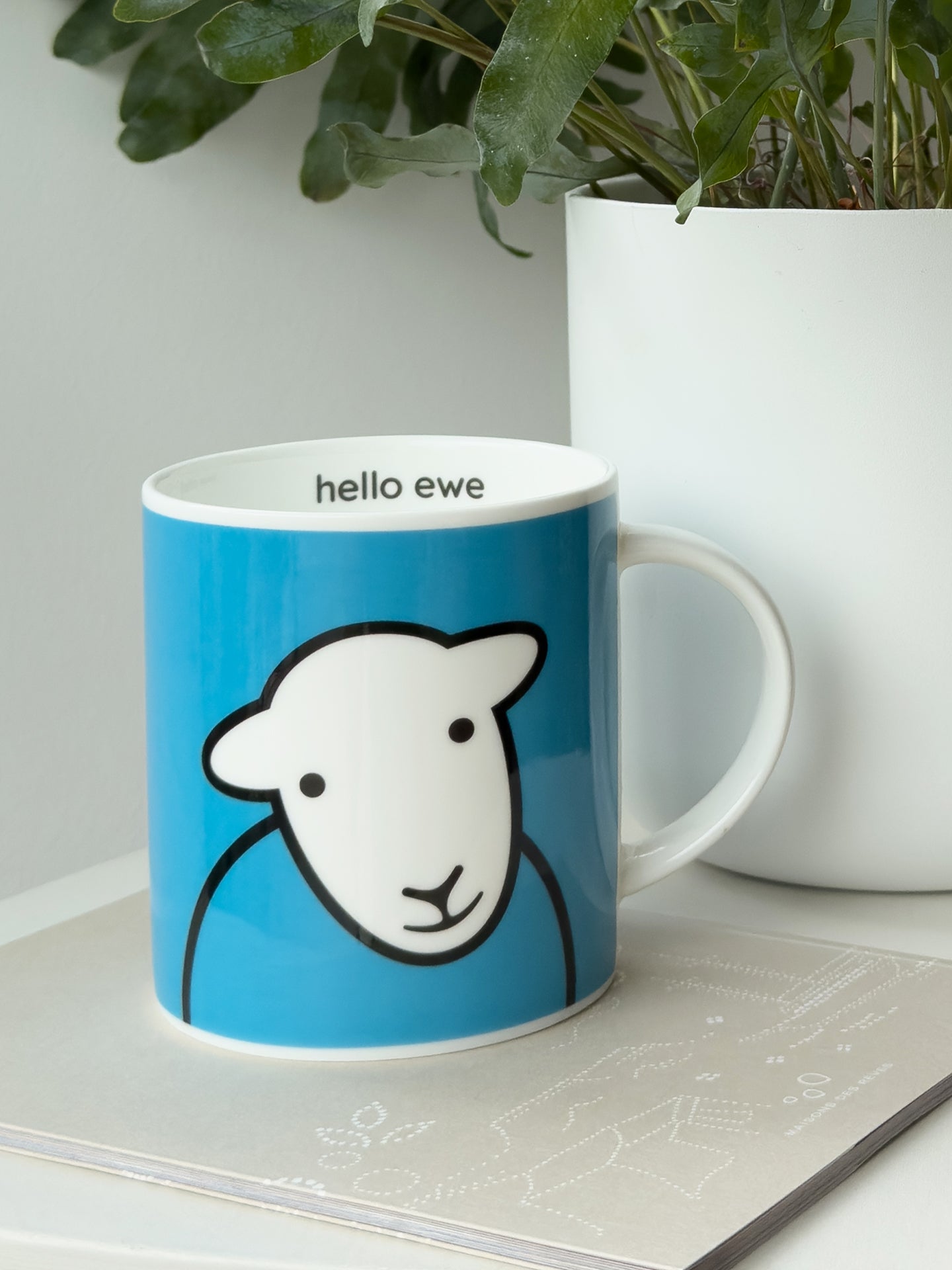 Hello Ewe Mug - Blue