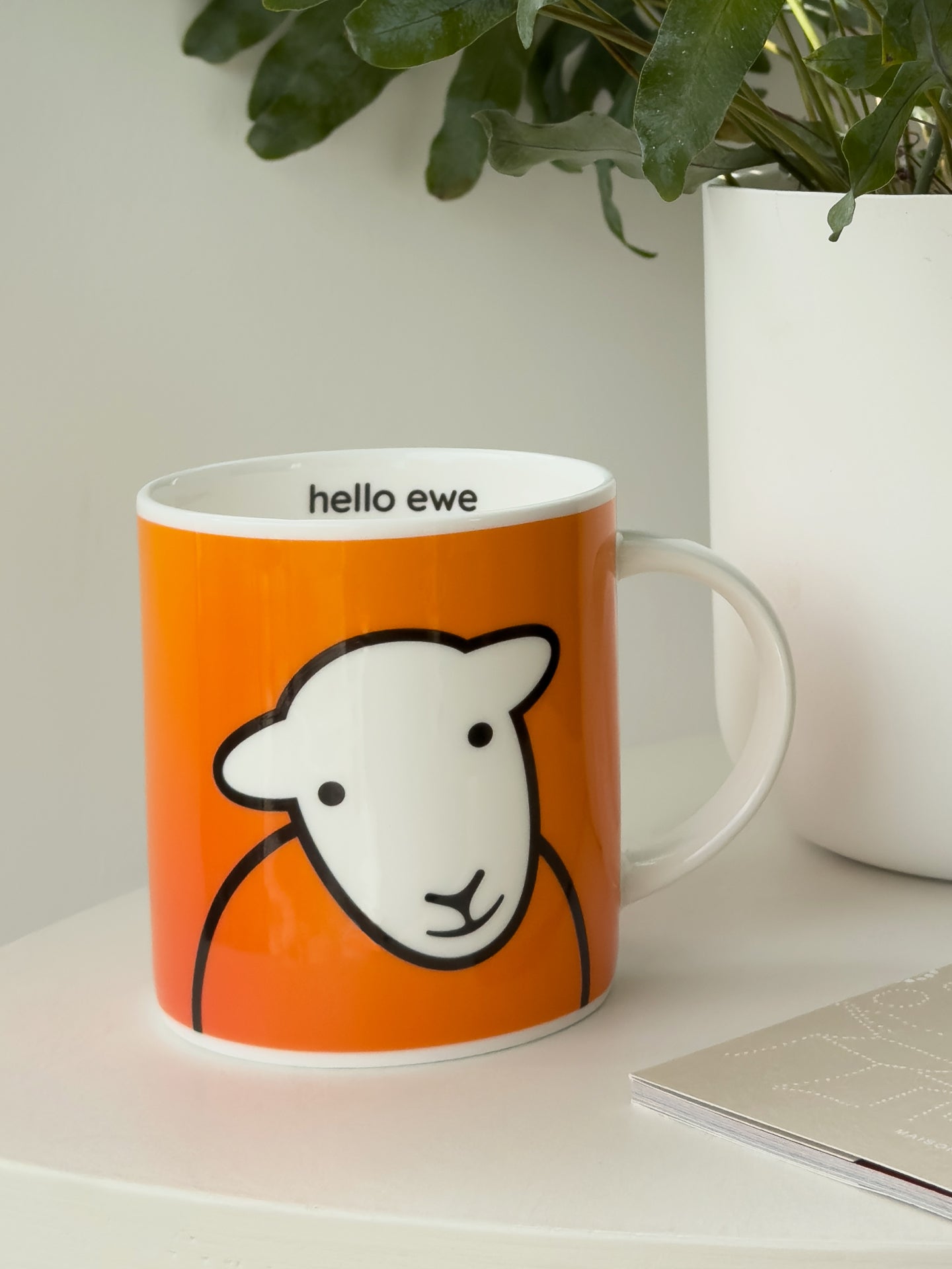 Hello Ewe Mug - Orange