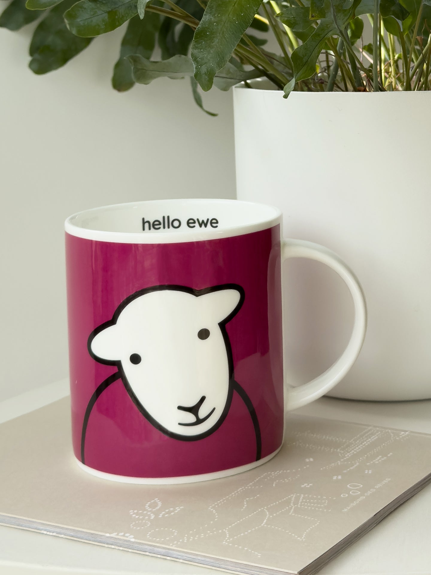 Hello Ewe Mug - Pink