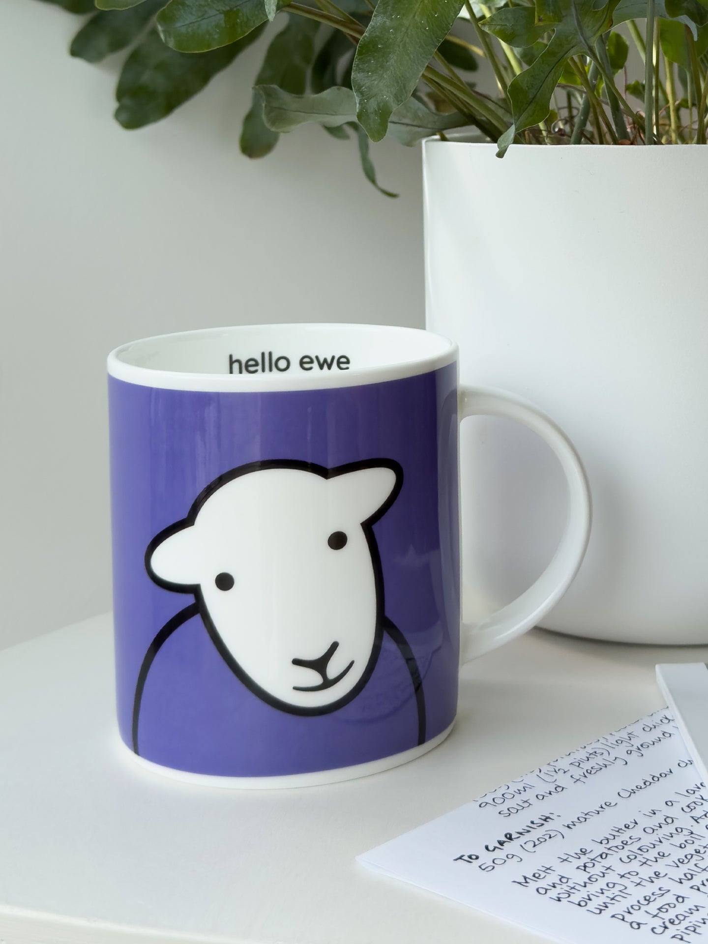 Hello Ewe Mug - Purple