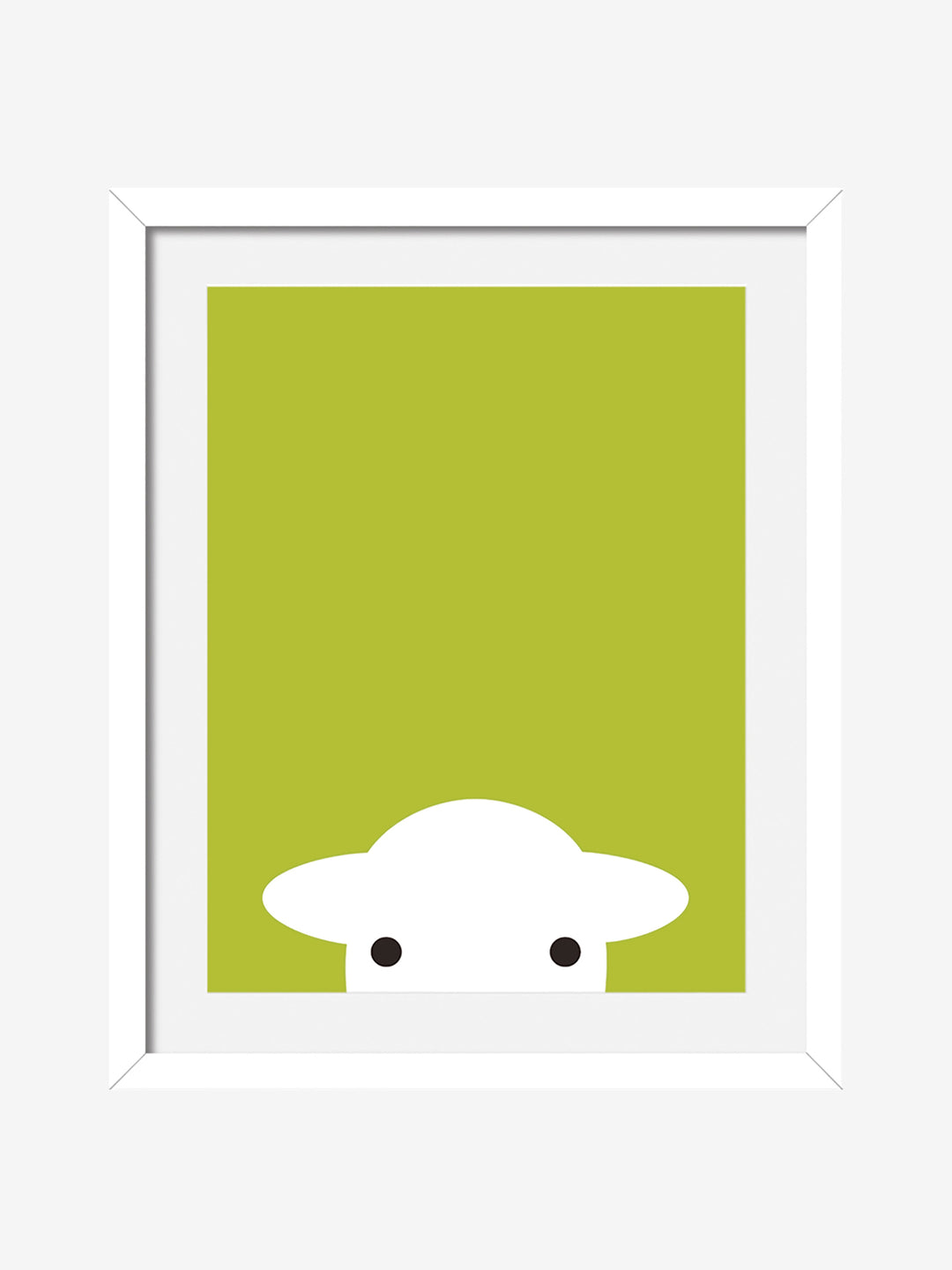 Peep Art Print - Green